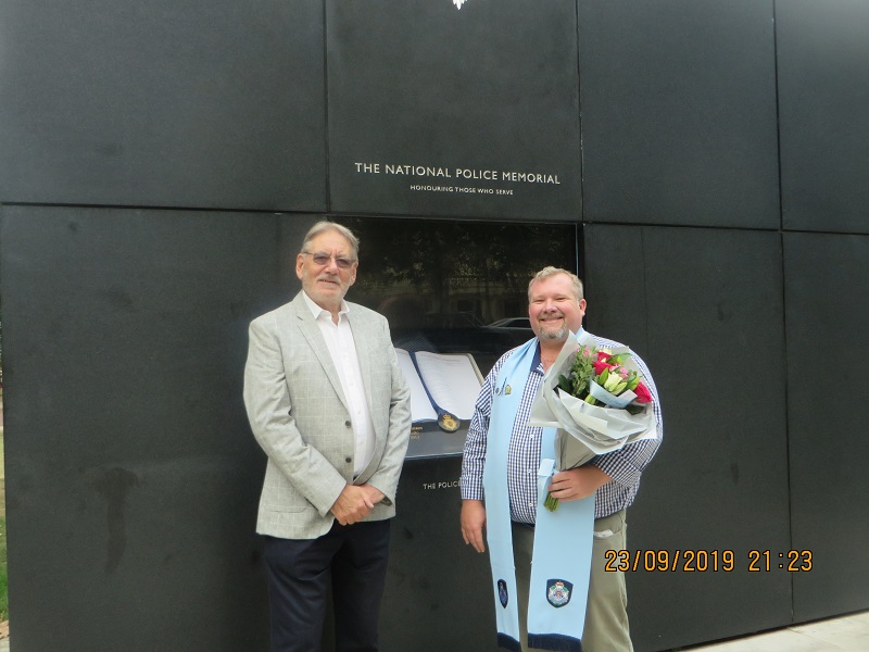 Father Dan Talbot from Australia visits the Memorial
