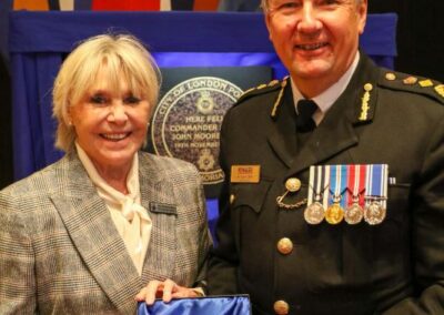 Geraldine Winner at Commander Moore QPM Memorial Unveiling